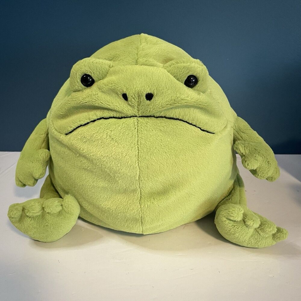 Large Ricky The Rain Frog Jellycat Plush Stuffed Animal Retired 9’’